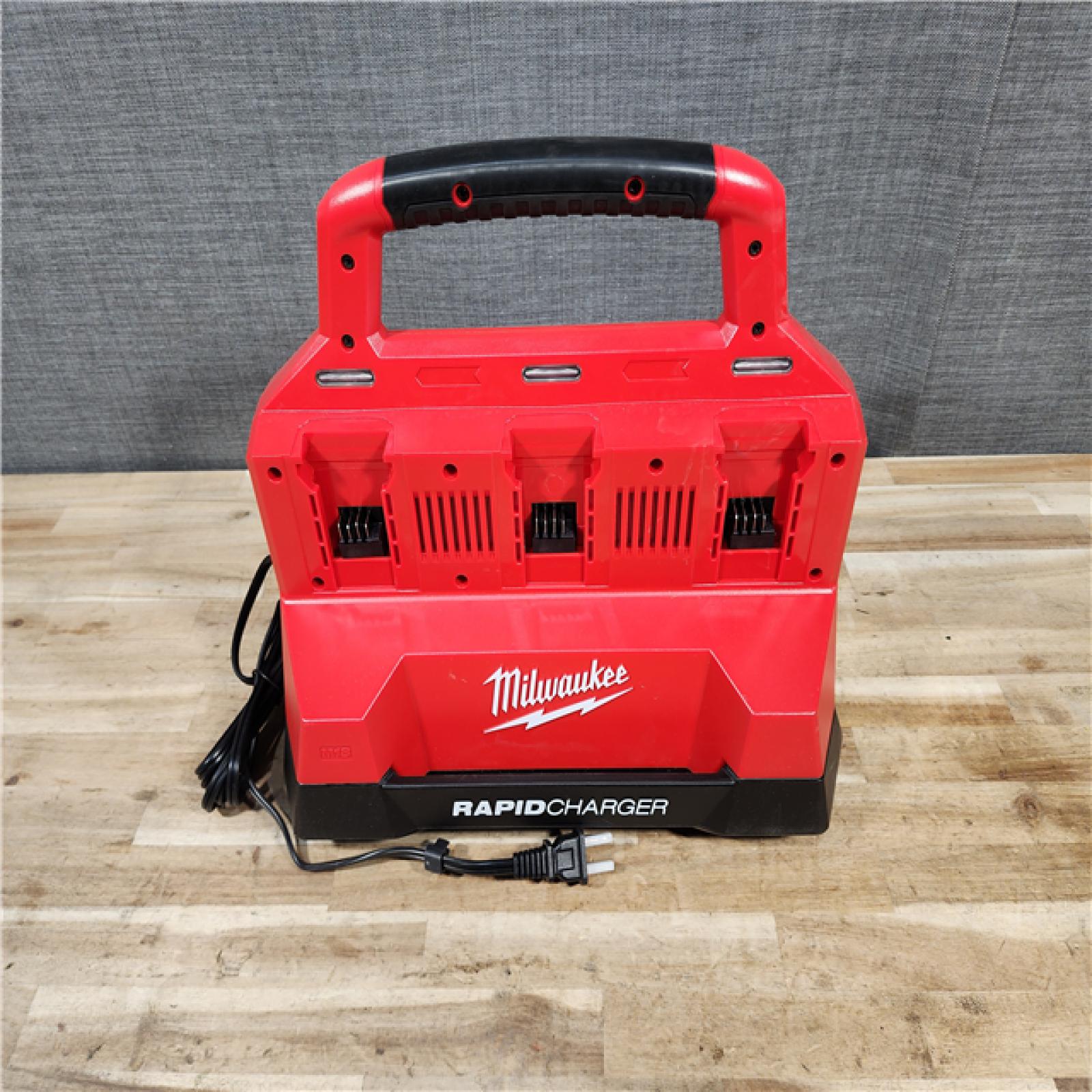 HOUSTON LOCATION - AS-IS Milwaukee M18 Packout Six Bay Rapid Charger (TOOL ONLY)