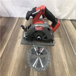AS-IS Milwaukee FUEL 18V Lithium-Ion Brushless Cordless 6-1/2 in. Circular Saw (Tool-Only)