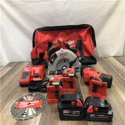 AS-IS Milwaukee 18-Volt Lithium-Ion Brushless Cordless (4-Tool) Combo Kit