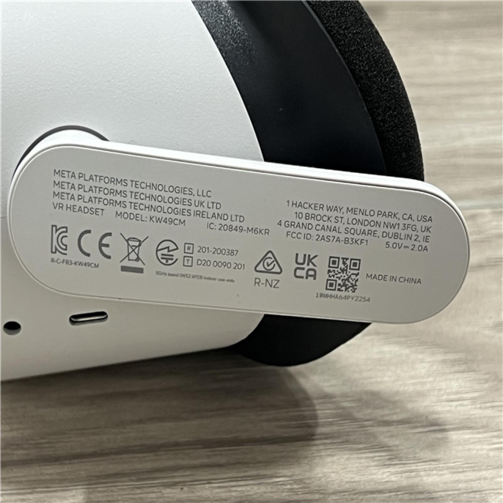 AS-IS Meta Quest 2 — Advanced All-In-One Virtual Reality Headset