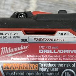 AS-IS Milwaukee 18V Lithium-Ion Cordless Drill Driver/Impact Driver Combo Kit