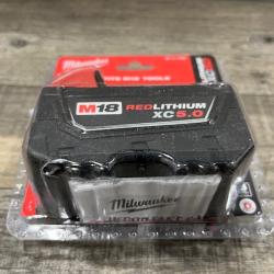 NEW - Milwaukee 18-Volt 5.0 Ah Lithium-Ion XC Extended Capacity Battery Pack