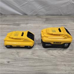 AS-IS DEWALT 20V MAX 6.0Ah and 4.0Ah Battery and Charger Starter Kit