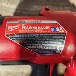 HOUSTON LOCATION - AS-IS (APPEARS LIKE NEW) Milwaukee 2744-20 M18 FUEL 3-1/2 in. 18V 21-Degree Lithium-Ion Brushless Cordless Framing Nailer (Tool-Only)