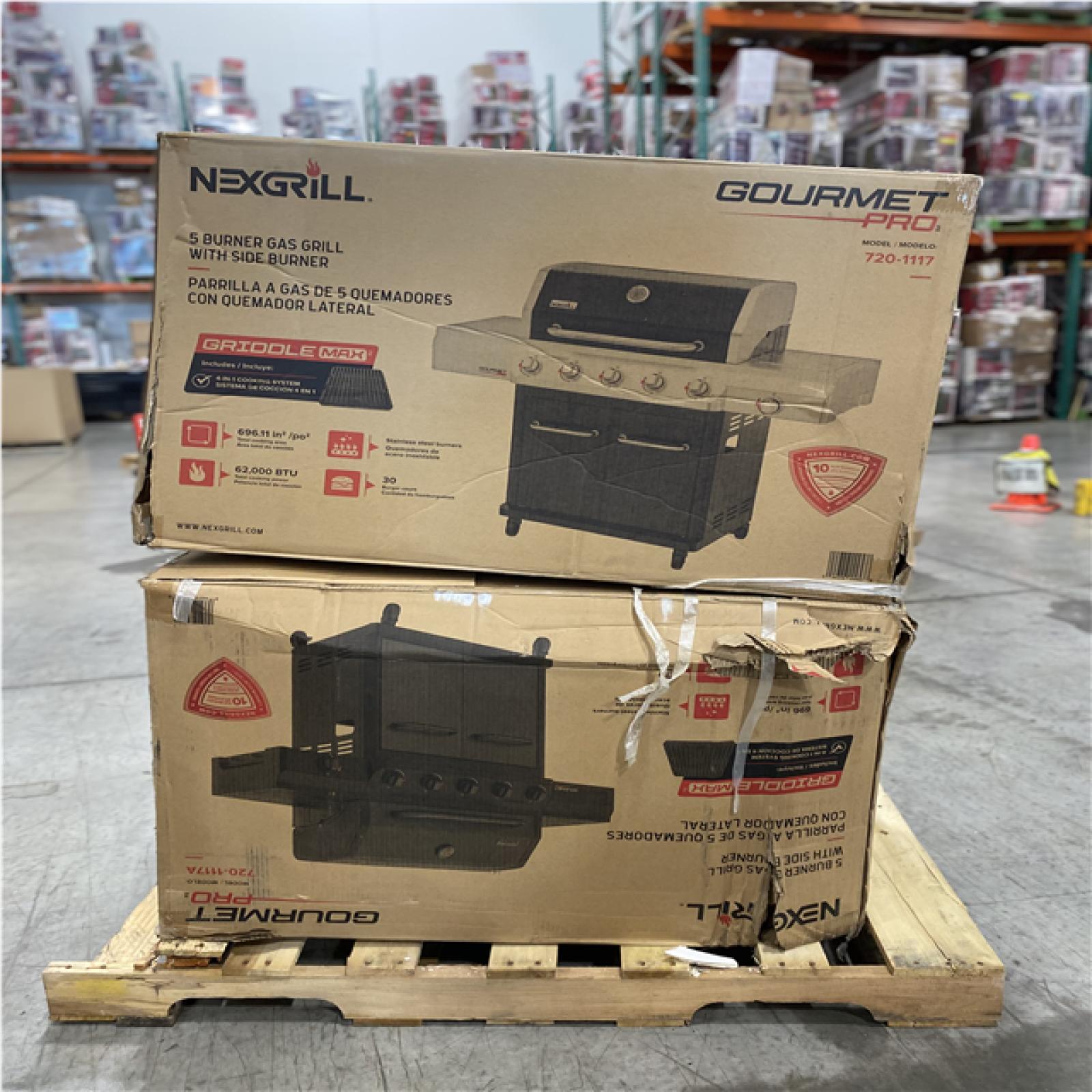 DALLAS LOCATION- AS-IS NEXGRILL Mixed Grill Pallet (2 units)