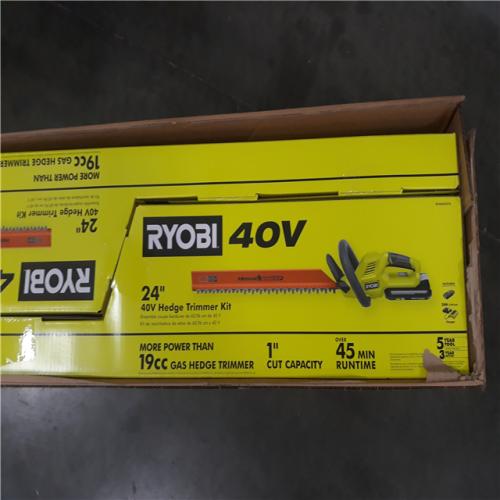 California NEW Ryobi 40V Hedge Trimmer Kit 24 (2 Boxes) 