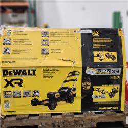 As-Is- DEWALT 2x20V MAX 21 in. Cordless Battery Powered Push Lawn Mower Kit with (2) 10 Ah Batteries and Chargers