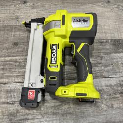 AS-IS RYOBI ONE+ 18V 18-Gauge Cordless AirStrike Narrow Crown Stapler (Tool Only)