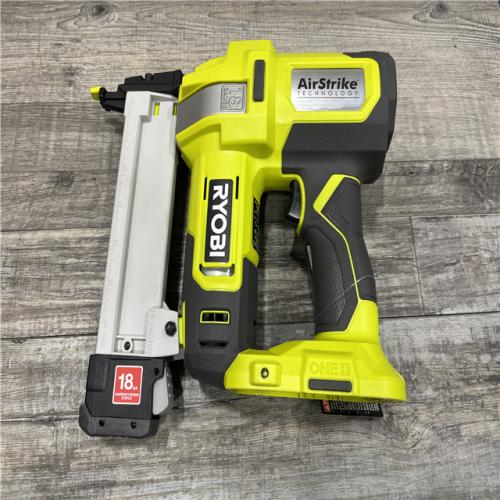 AS-IS RYOBI ONE+ 18V 18-Gauge Cordless AirStrike Narrow Crown Stapler (Tool Only)