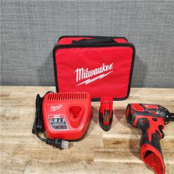 HOUSTON LOCATION - AS - IS Milwaukee 12V Lithium-Ion Cordless 1/4 in. Hex Screwdriver Kit