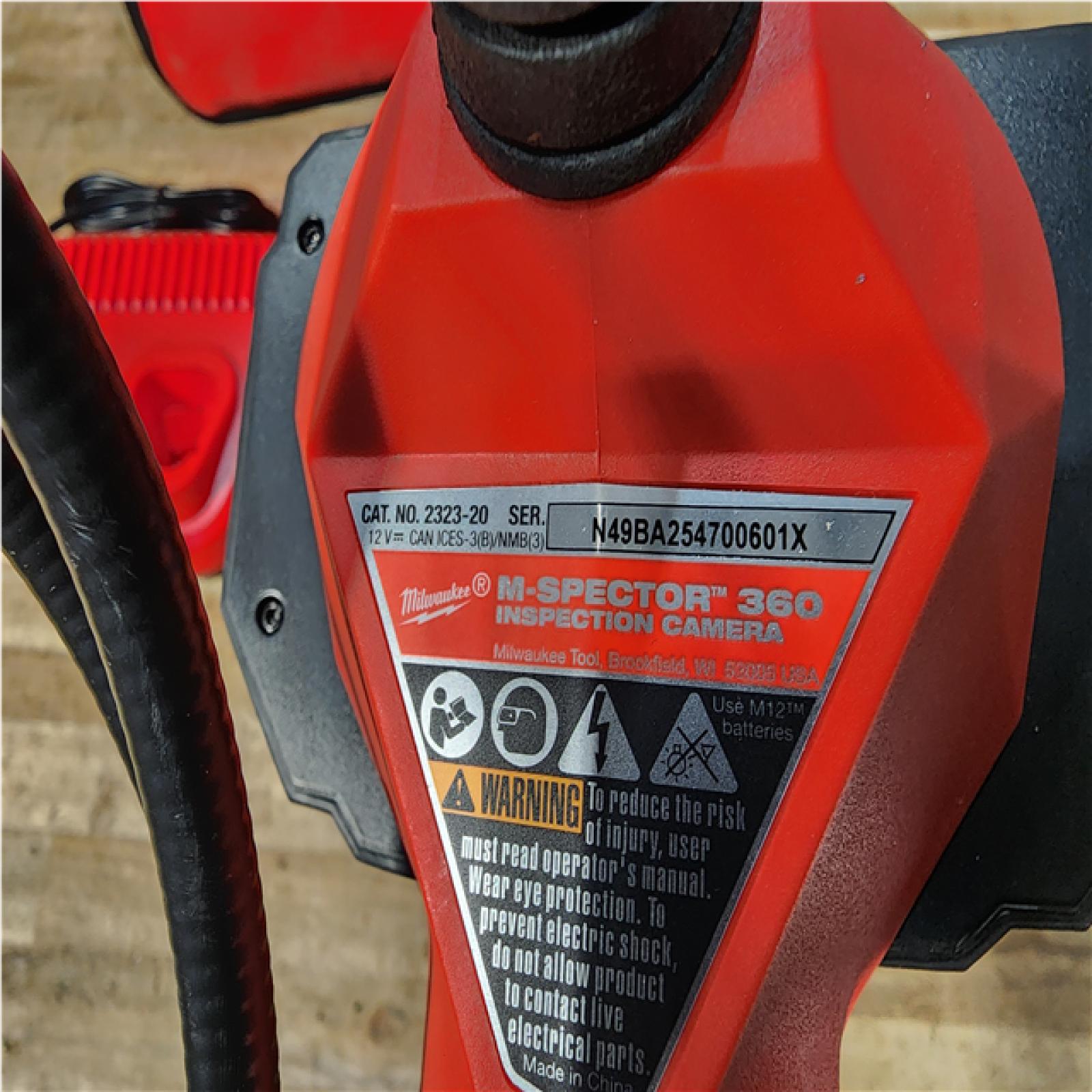Houston Location AS-IS Milwaukee Inspection Camera and Battery with Charger