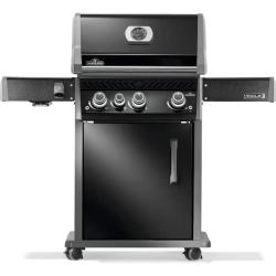 Phoenix LIKE NEW NAPOLEON Rogue PRO 425 3-Burner Propane Gas Grill with Infrared Side Burner in Black with Cast Iron Cooking Grids