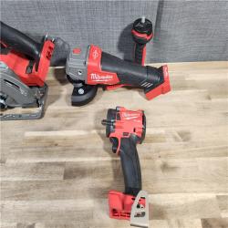 HOUSTON LOCATION - AS-IS MILWAUKEE 3 TOOL COMBO KIT W/ (2) BATTERY & CHARGER