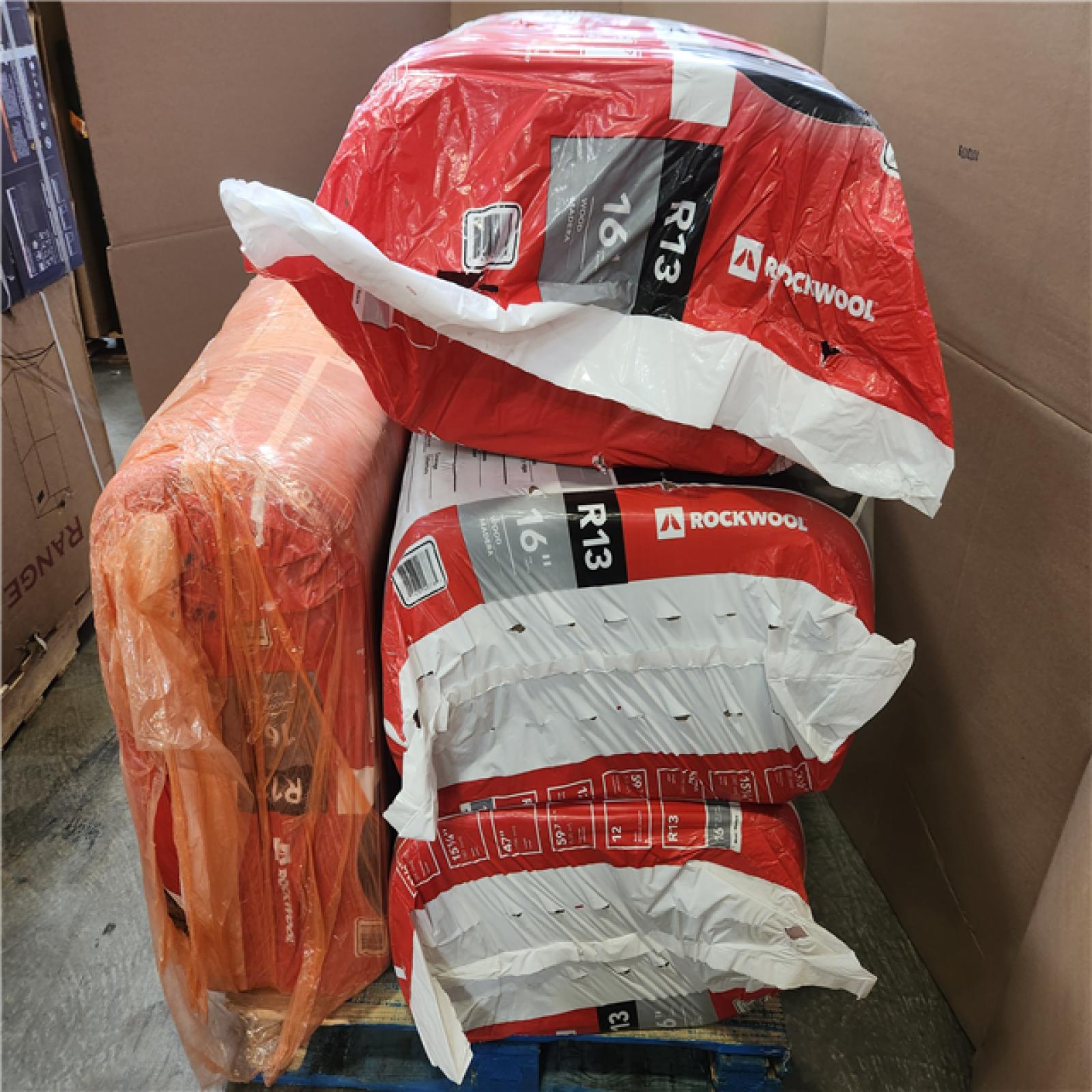 Phoenix AS-IS ROCKWOOL ComfortBatt 3-1/2 in. x 15.25 in. x 47 in. R-13 Stone Wool Insulation Pallet of 4
