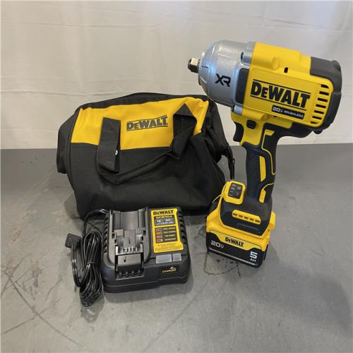 AS-IS - Dewalt 20V MAX Lithium-Ion Cordless 1/2 in. Impact Wrench Kit