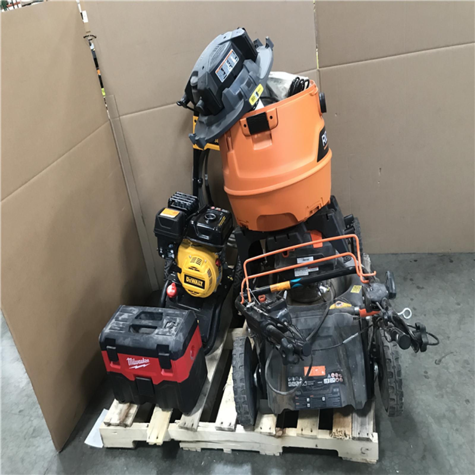 CALIFORNIA AS-IS OUTDOOR POWER EQUIPMENT
