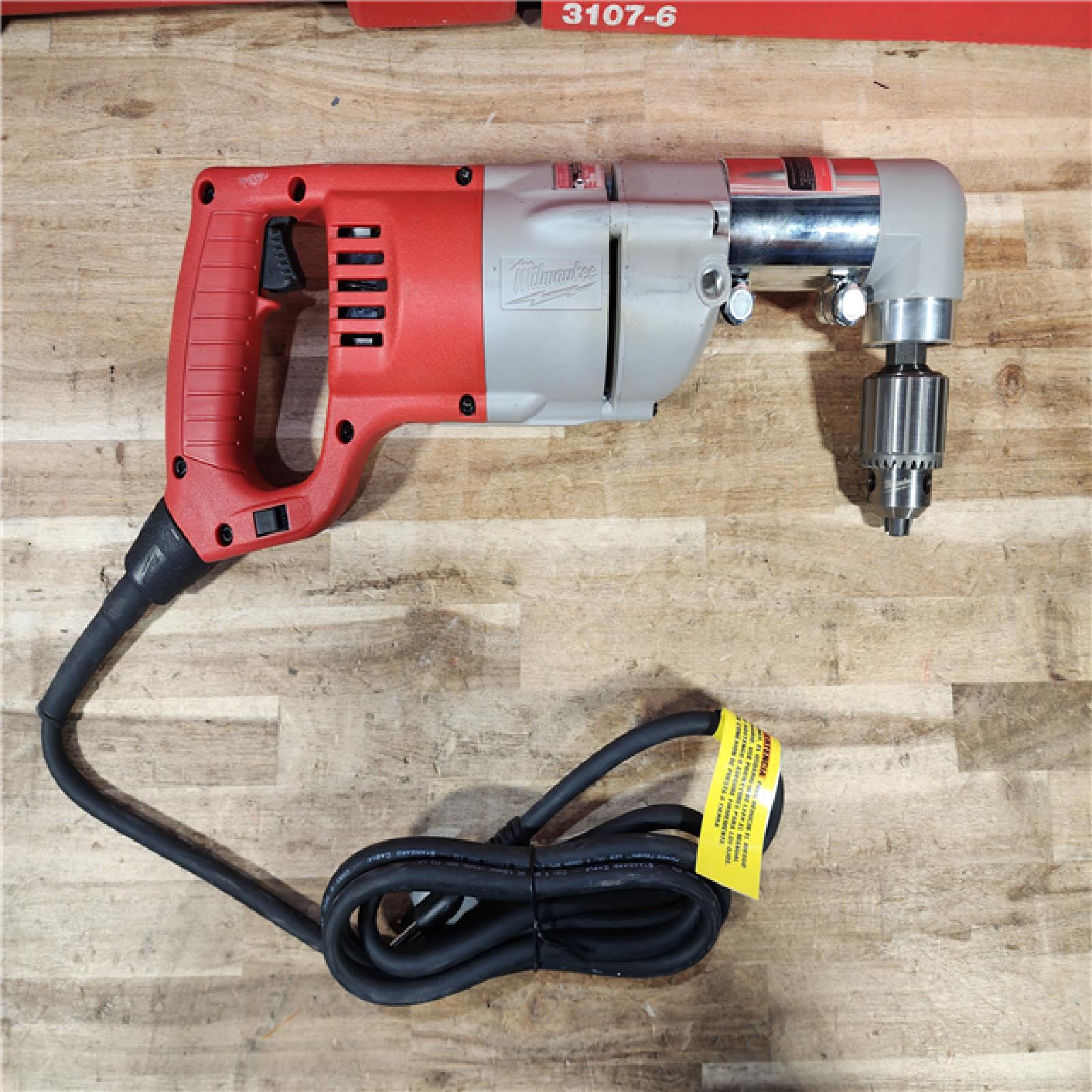 HOUSTON LOCATION - AS-IS Milwaukee 7 Amp Corded 1/2 in. Corded Right-Angle Drill Kit with Hard Case