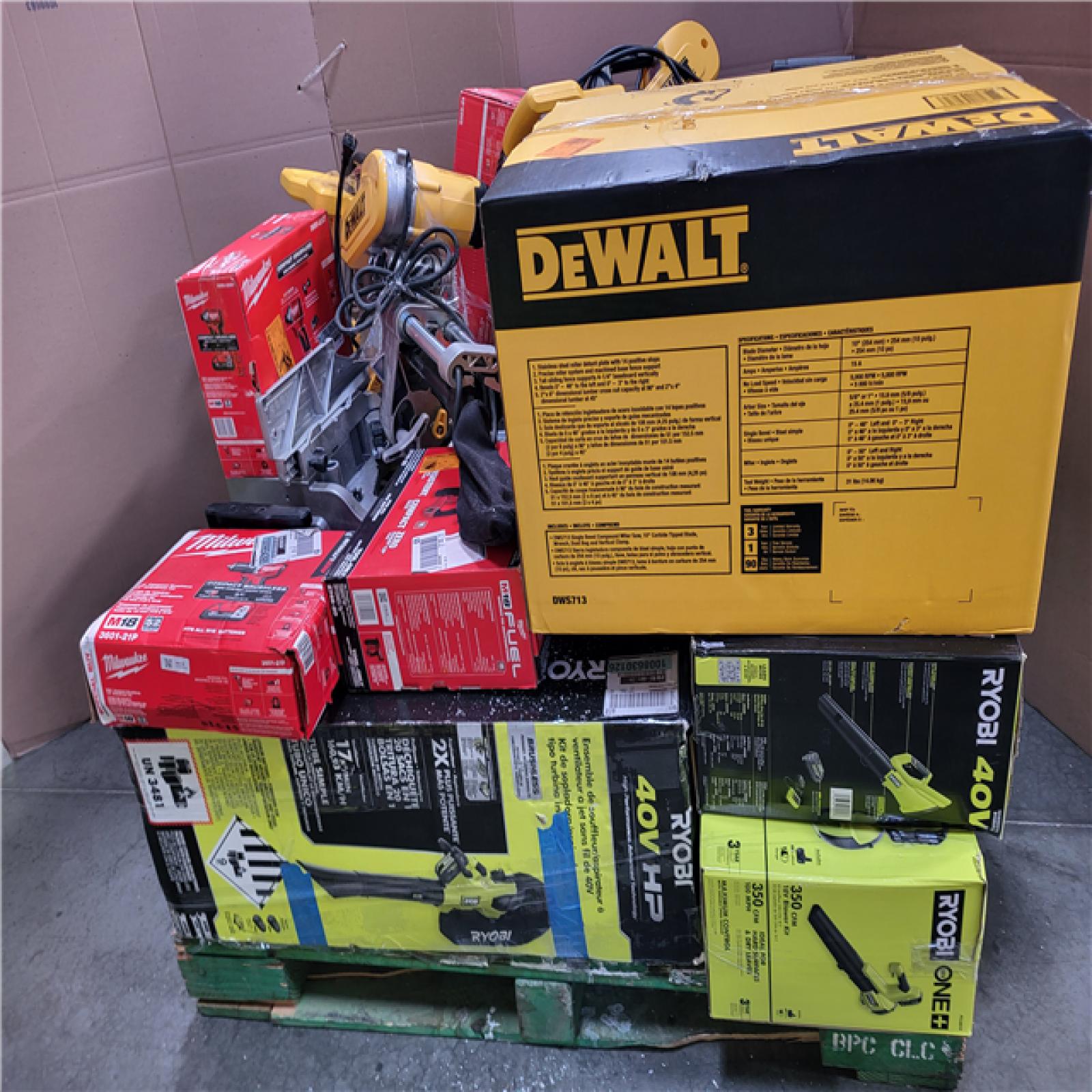 CALIFORNIA AS-IS TOOL PALLET