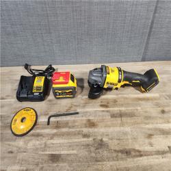 HOUSTON LOCATION - AS-IS DeWalt FLEXVOLT 60V Cordless 4-1/2 to 6 in. Grinder Kit (Battery & Charger)
