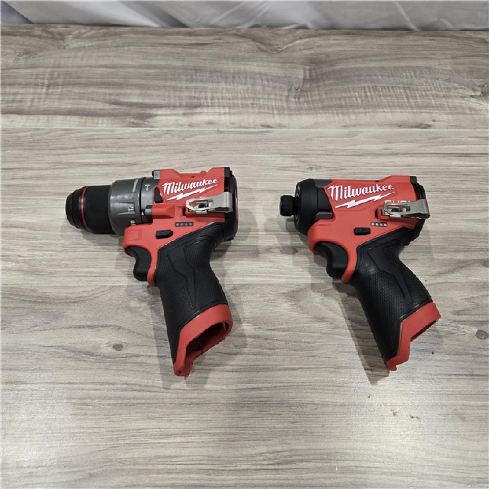 LIKE NEW! - Milwaukee 3497-22 12V Brushless Hammer Drill and Impact Driver Combo Kit