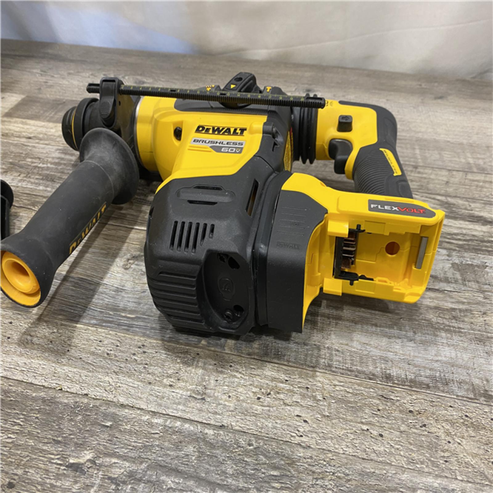 AS-IS DEWALT FLEXVOLT 60V MAX Cordless 1-1/4 in. SDS Plus Rotary Hammer (Tool Only)
