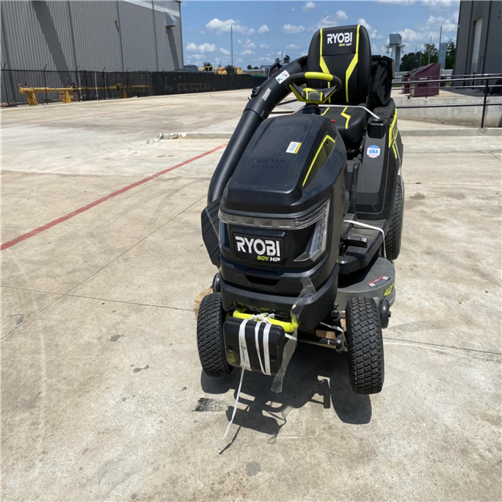 Houston Location - AS-IS Ryobi 80V HP Brushless 42in. Riding Lawn Tractor