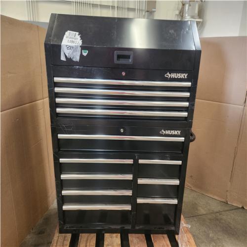 Phoenix LIKE NEW Husky Tool Storage 42 in. W x 18 in. D Standard Duty Black Tool Chest Combo
