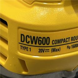 AS-IS DEWALT 20V MAX XR Cordless Brushless Fixed Base Compact Router (Tool Only)