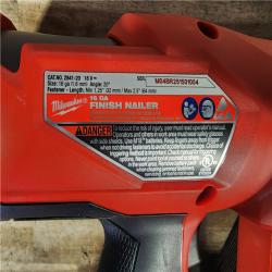 HOUSTON LOCATION - AS-IS Milwaukee 2841-20 18V Cordless Gen II 16 Gauge Angled Finish Nailer (Tool Only)