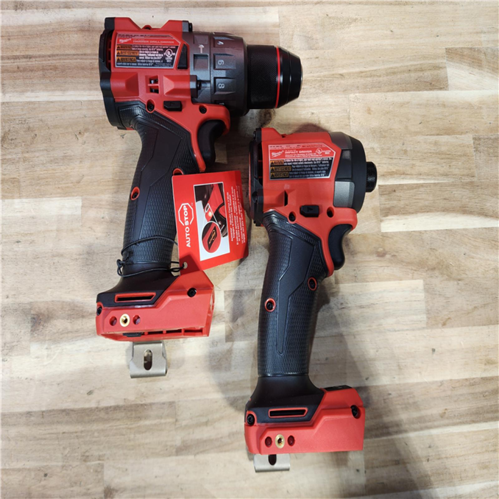 HOUSTON LOCATION - AS-IS (APPEARS LIKE NEW) Milwaukee  FUEL 18V Lithium-Ion Brushless Cordless Hammer Drill and Impact Driver Combo Kit