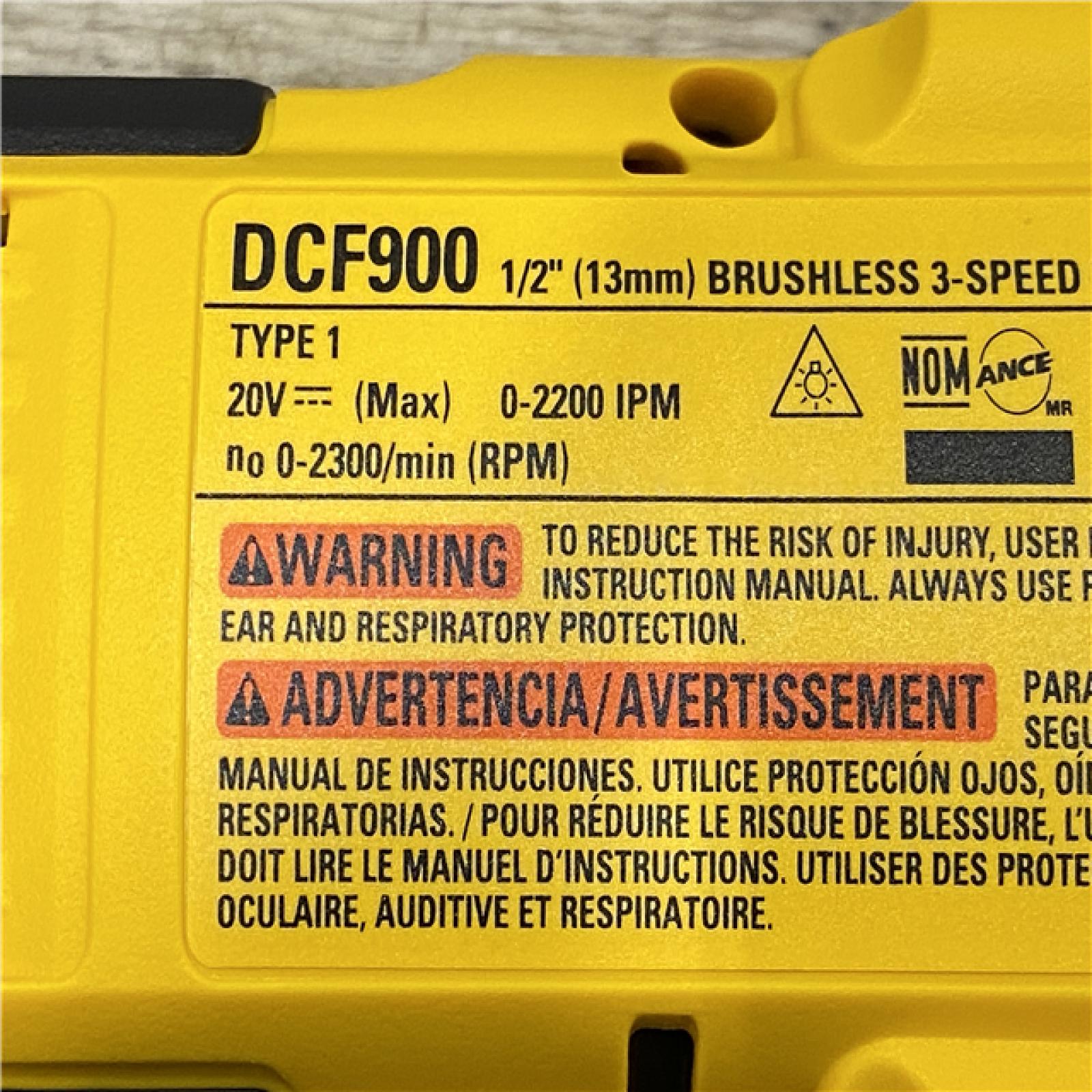 AS-IS DEWALT 20V MAX Cordless 1/2 in. Impact Wrench (Tool Only)