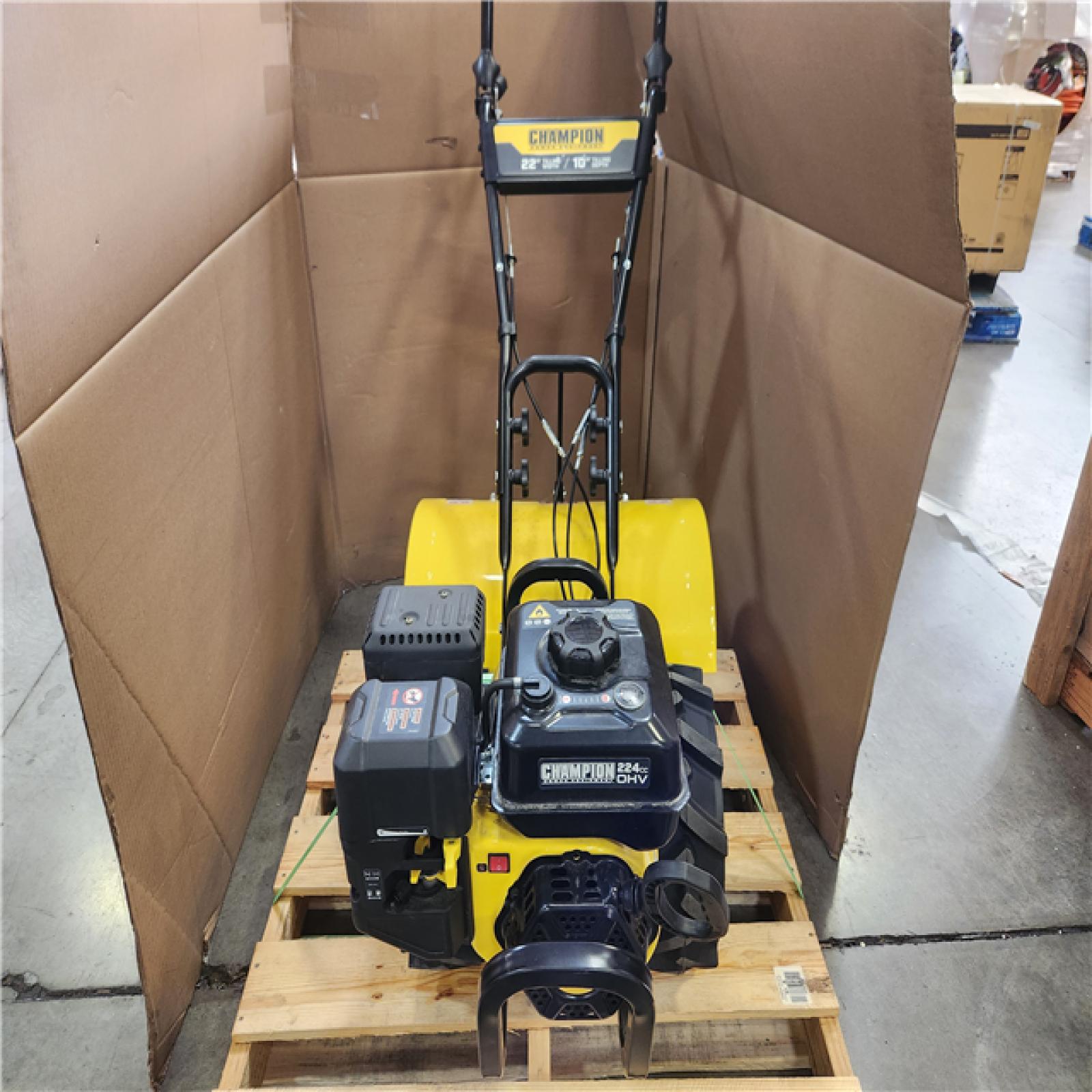 Phoenix NEW Champion Power Equipment 22 in. Counter Rotating Gas Rear Tine Tiller with Self-Propelled Agricultural Tires