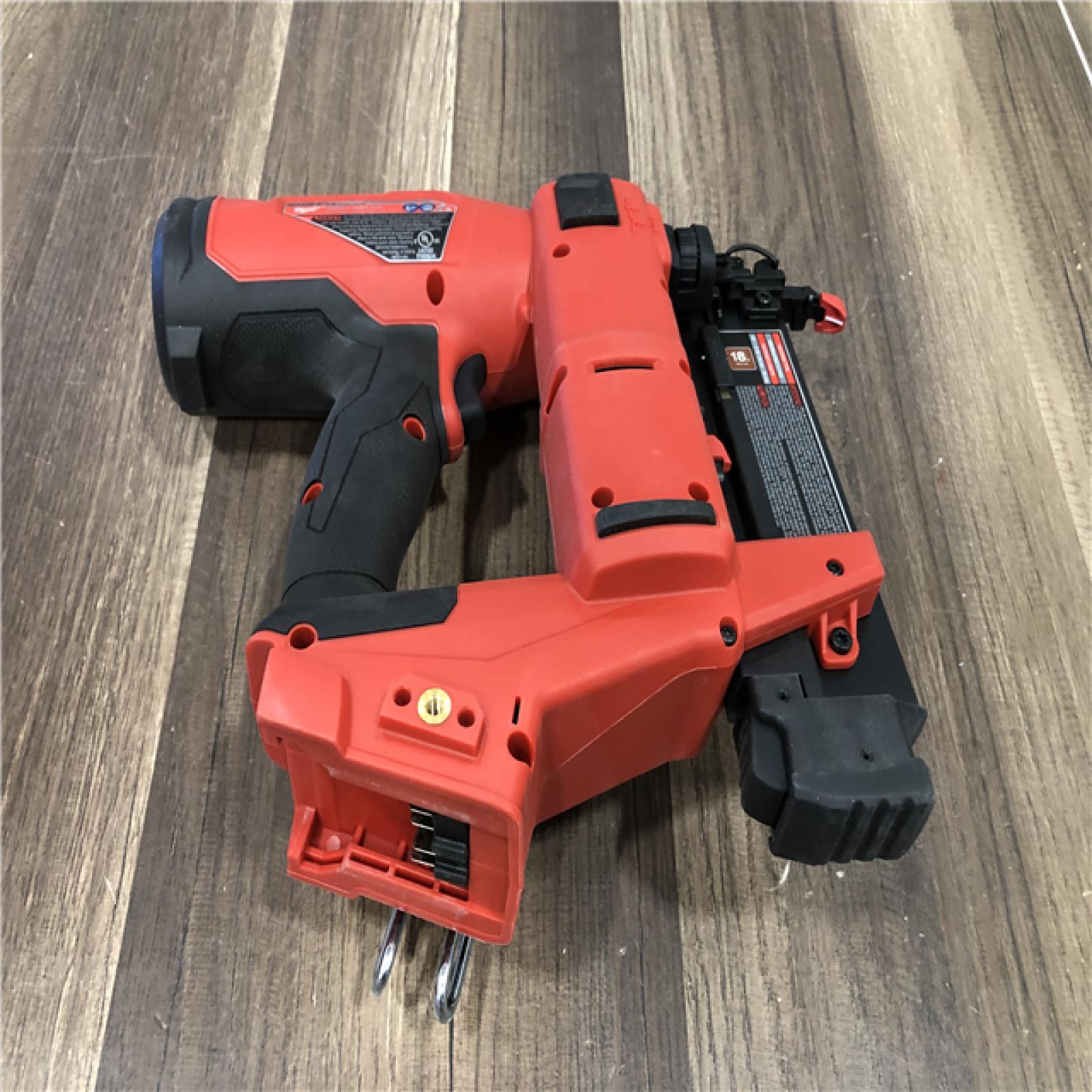 AS-IS Milwaukee FUEL 18-Volt Lithium-Ion Brushless Cordless Gen II 18-Gauge Brad Nailer (Tool-Only)