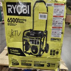 Dallas Location - As-Is RYOBI 8125-Watt Gasoline Powered Portable Generator