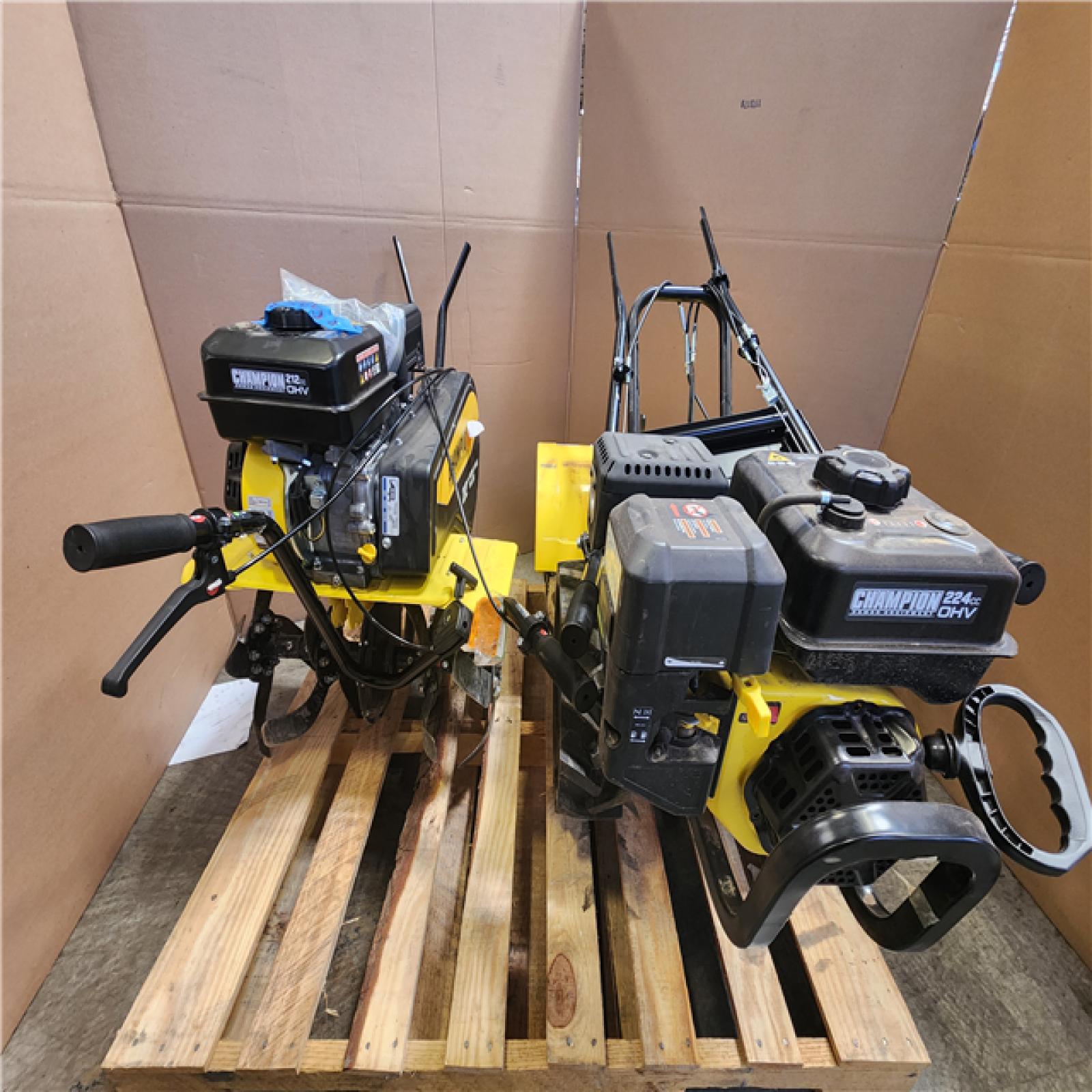 Phoenix AS-IS 2 Mixed Champion Power Equipment Champion Counter Rotating Rear and Front Line Tiller