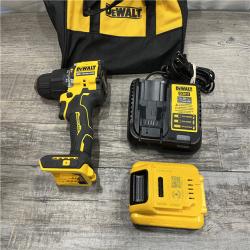 AS-IS DEWALT ATOMIC 20V Cordless 1/2 in. Compact Hammer Drill Kit