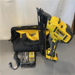 AS-IS - DEWALT 20V MAX XR Lithium-Ion Cordless 2-1/2 in. 15-Gauge Finish Nailer Kit