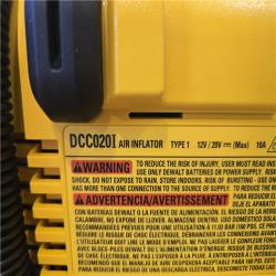 AS-IS DEWALT 20V MAX Cordless Electric Portable Inflator (Tool Only)