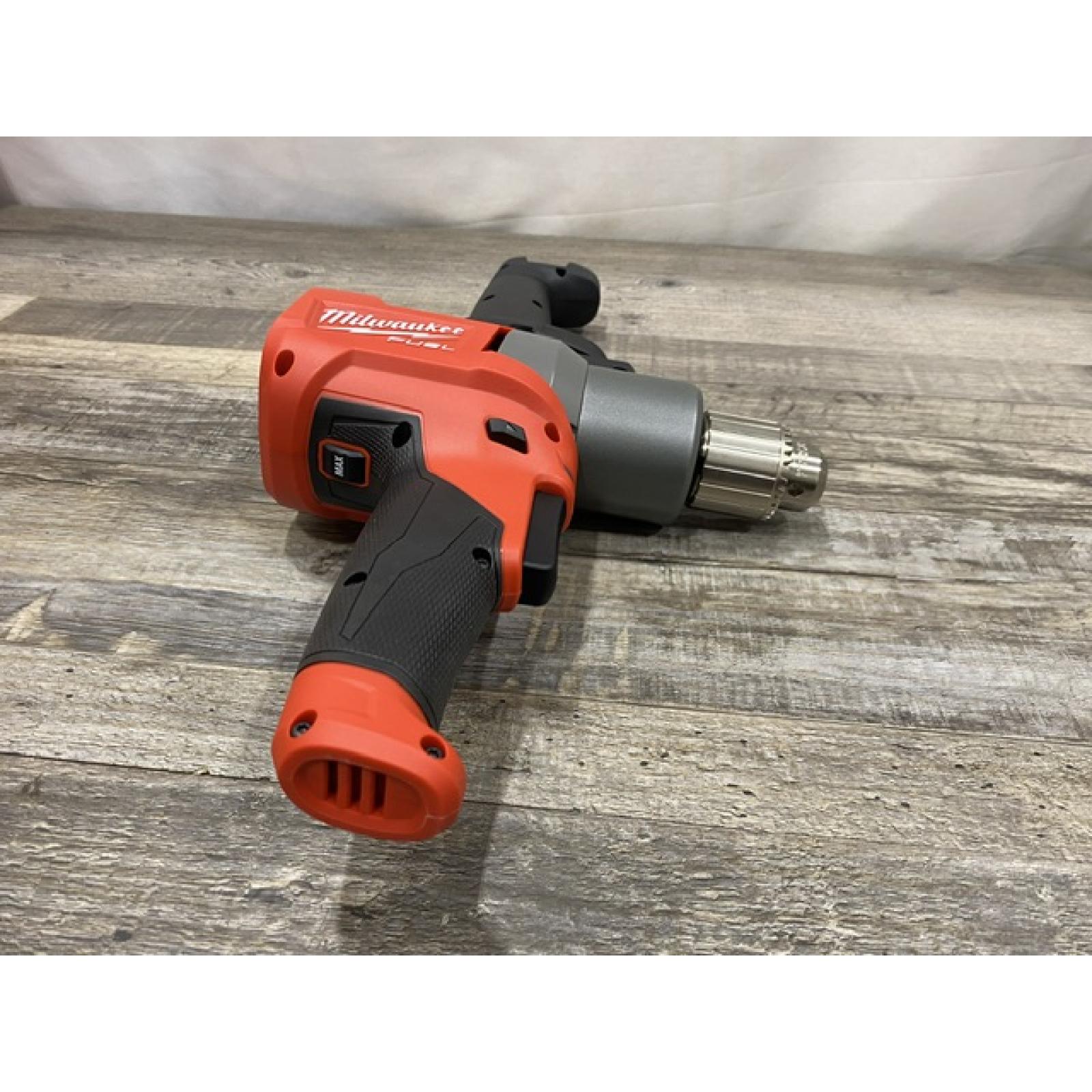AS-IS Milwaukee FUEL 18V Lithium-Ion Brushless Cordless 1/2 in. Mud Mixer (Tool-Only)