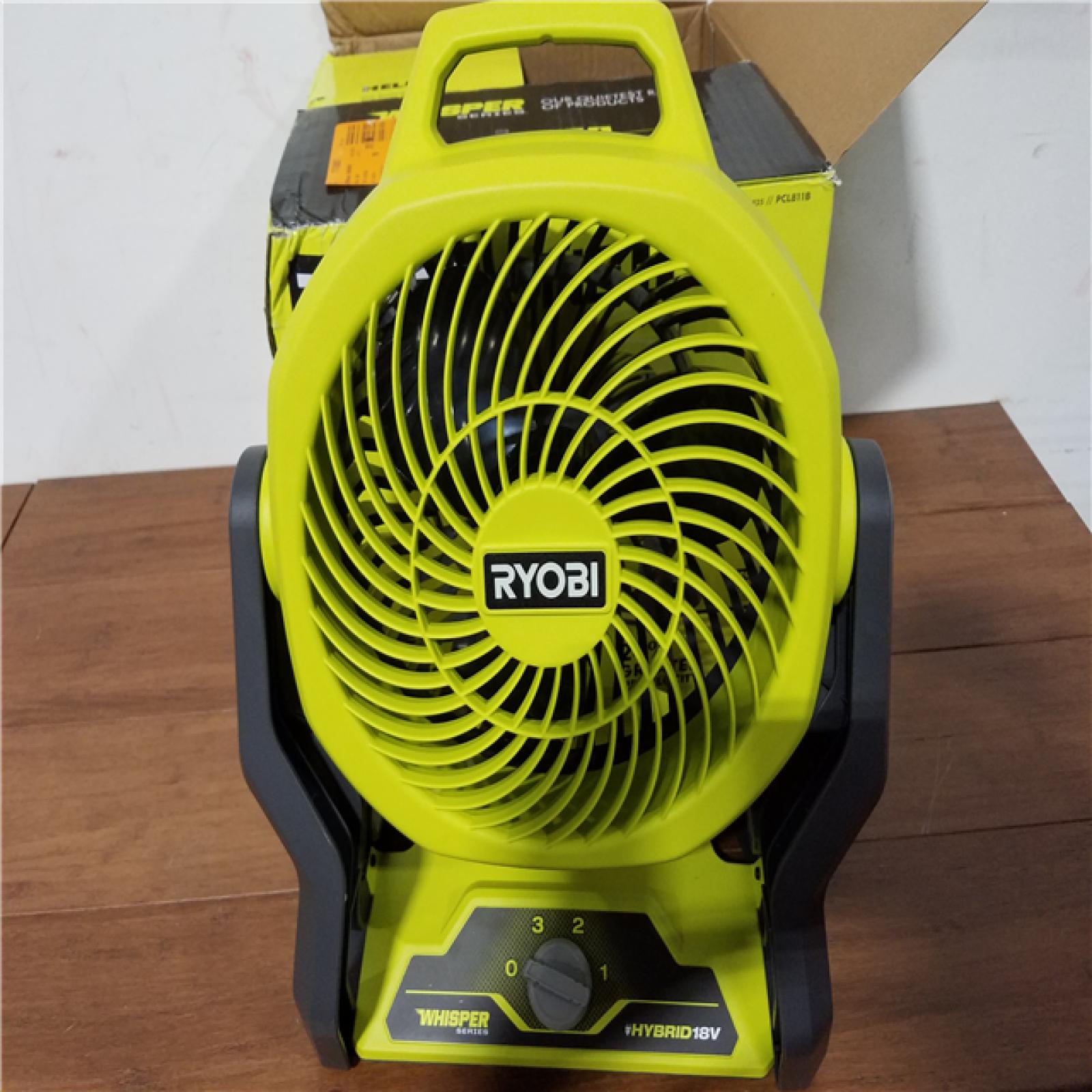 California AS-IS Ryobi 18V Hybrid 7.5 Fan (Tool Only)
