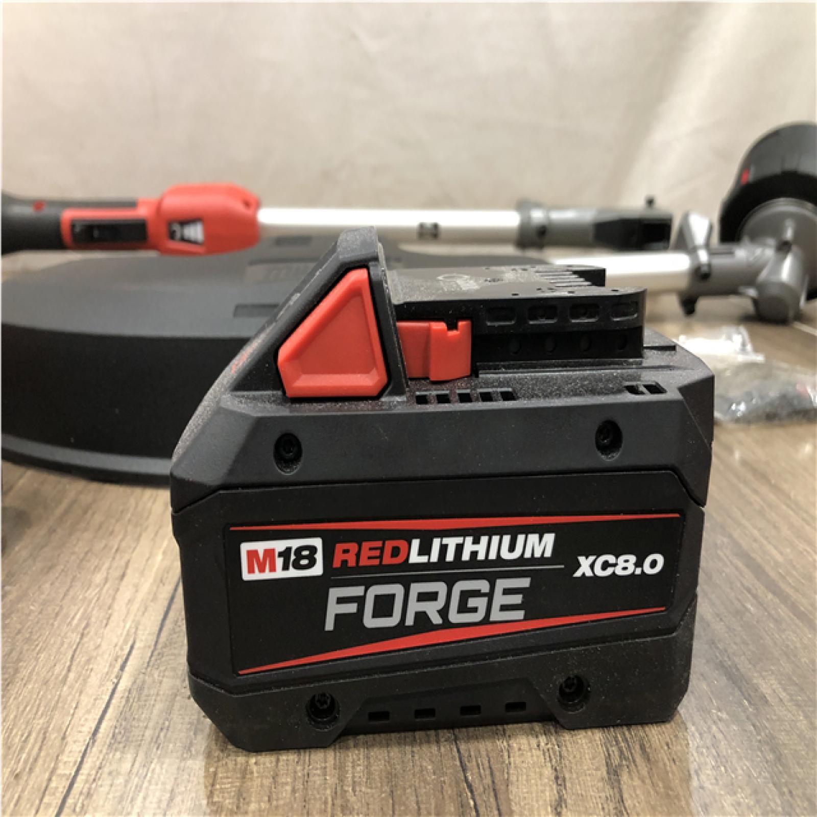 AS-IS Milwaukee FUEL 18V 16 in. Brushless Cordless Battery Powered String Trimmer Kit