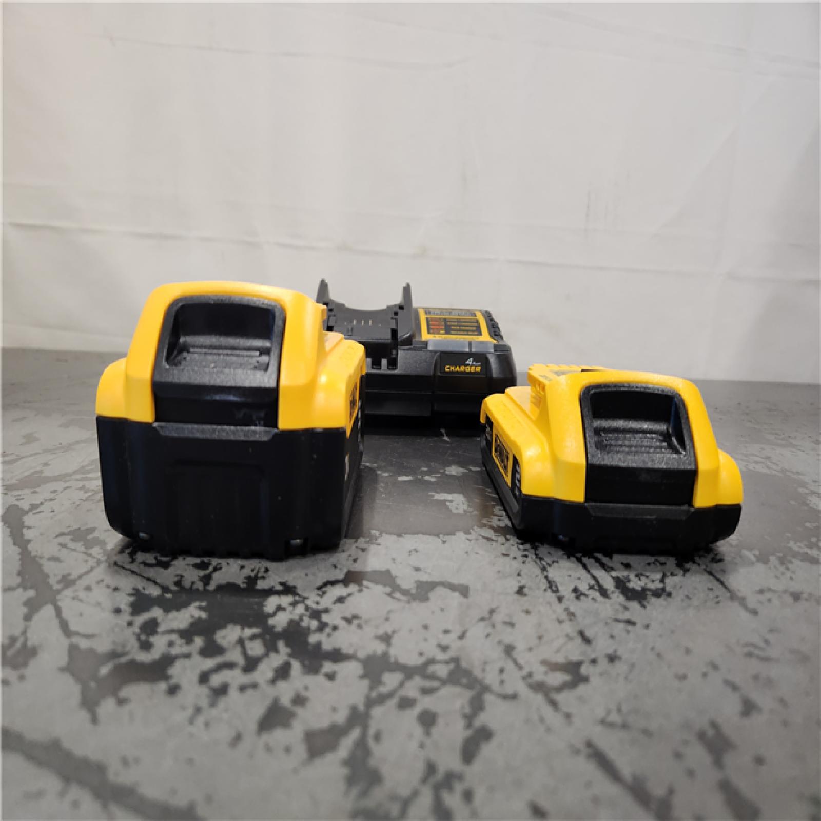 AS-IS- DEWALT 20V MAX Lithium-Ion Battery Kit with 5.0Ah and 2.0Ah Battery and Charger
