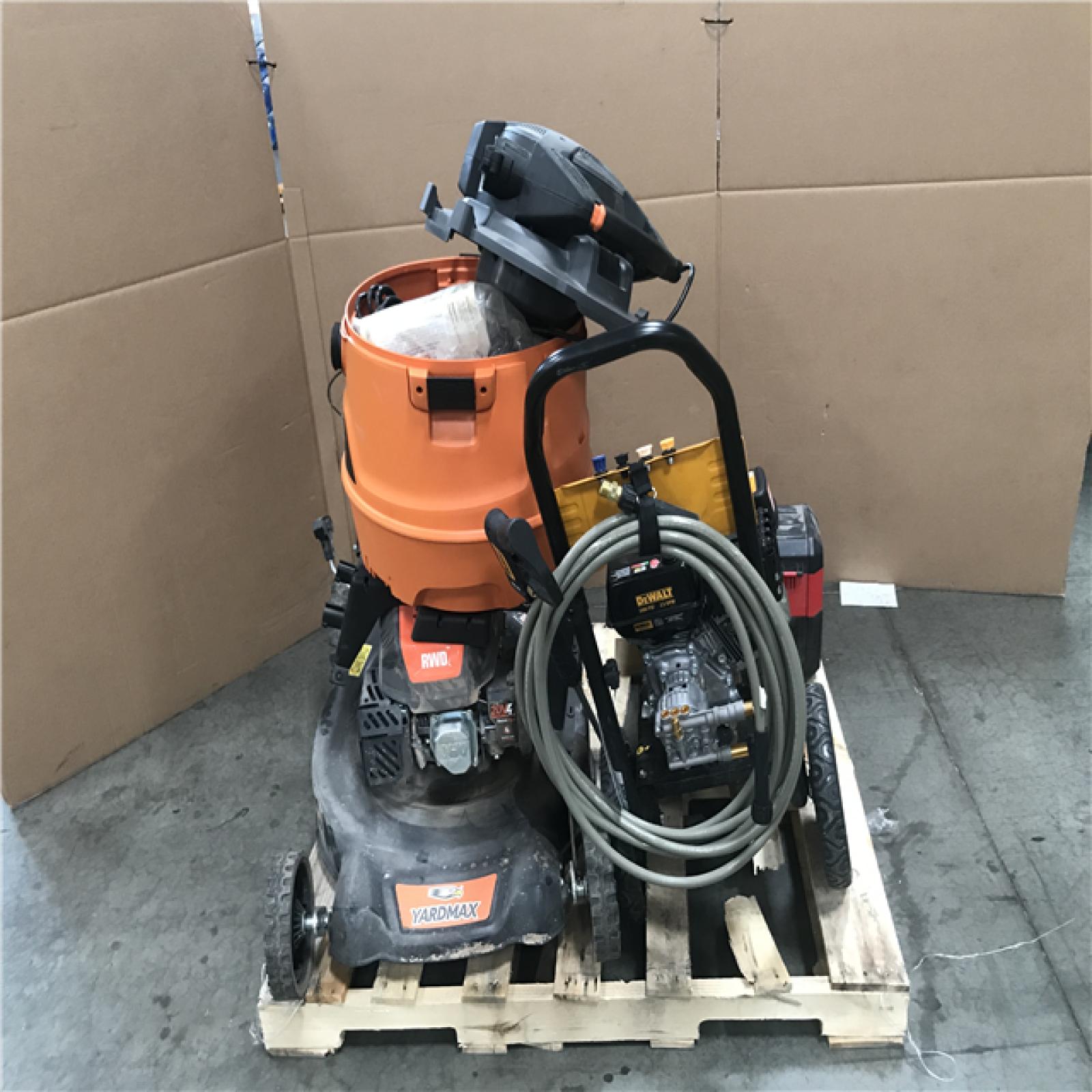 CALIFORNIA AS-IS OUTDOOR POWER EQUIPMENT