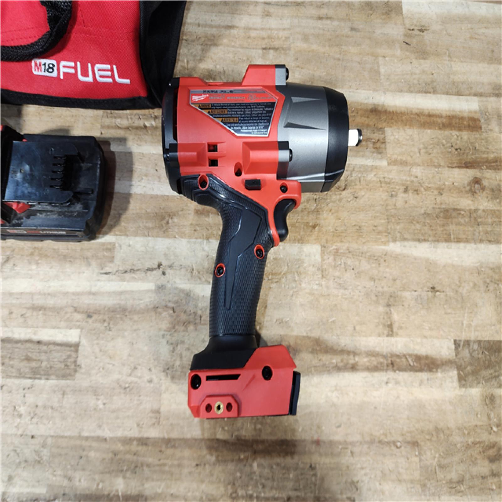 HOUSTON LOCATION - AS - IS Milwaukee M18 FUEL Brushless Cordless High-Torque 1/2 in. Impact Wrench W/Friction Ring Kit