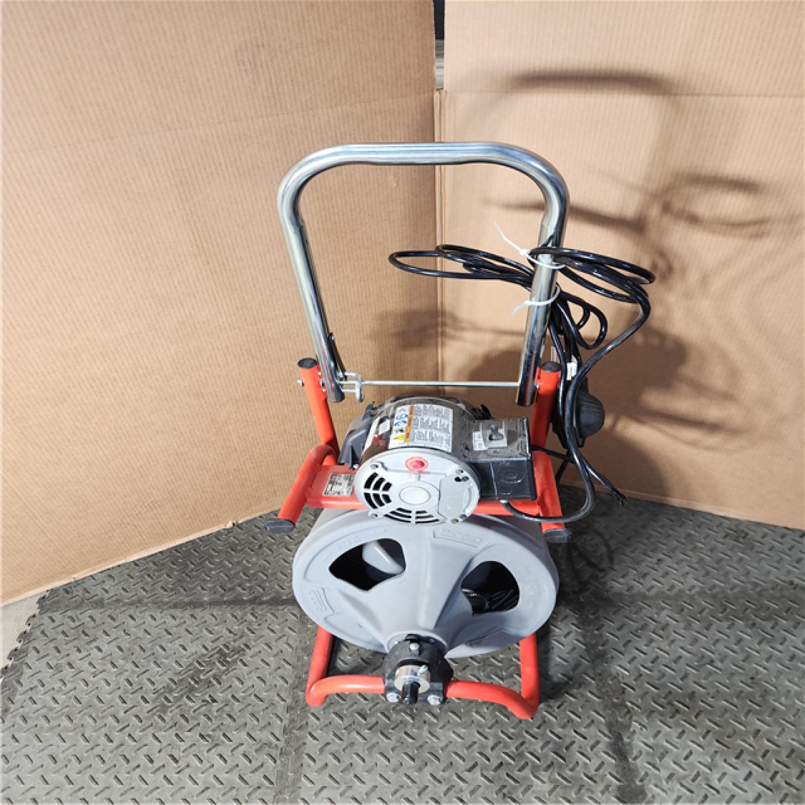 HOUSTON LOCATION - AS-IS RIDGID K-400 Drain Cleaning Snake Auger 120-Volt Drum Machine