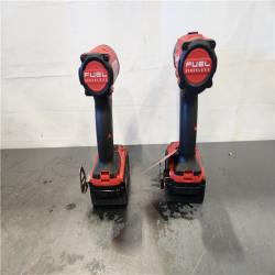 AS-IS - Milwaukee M18 FUEL 18V Lithium-Ion Brushless Cordless Hammer Drill and Impact Driver Combo Kit (2-Tool) with 2 Batteries