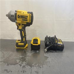 AS-IS- Dewalt 20V MAX Lithium-Ion Cordless 1/2 in. Impact Wrench Kit W/ BATTERY & CHARGER