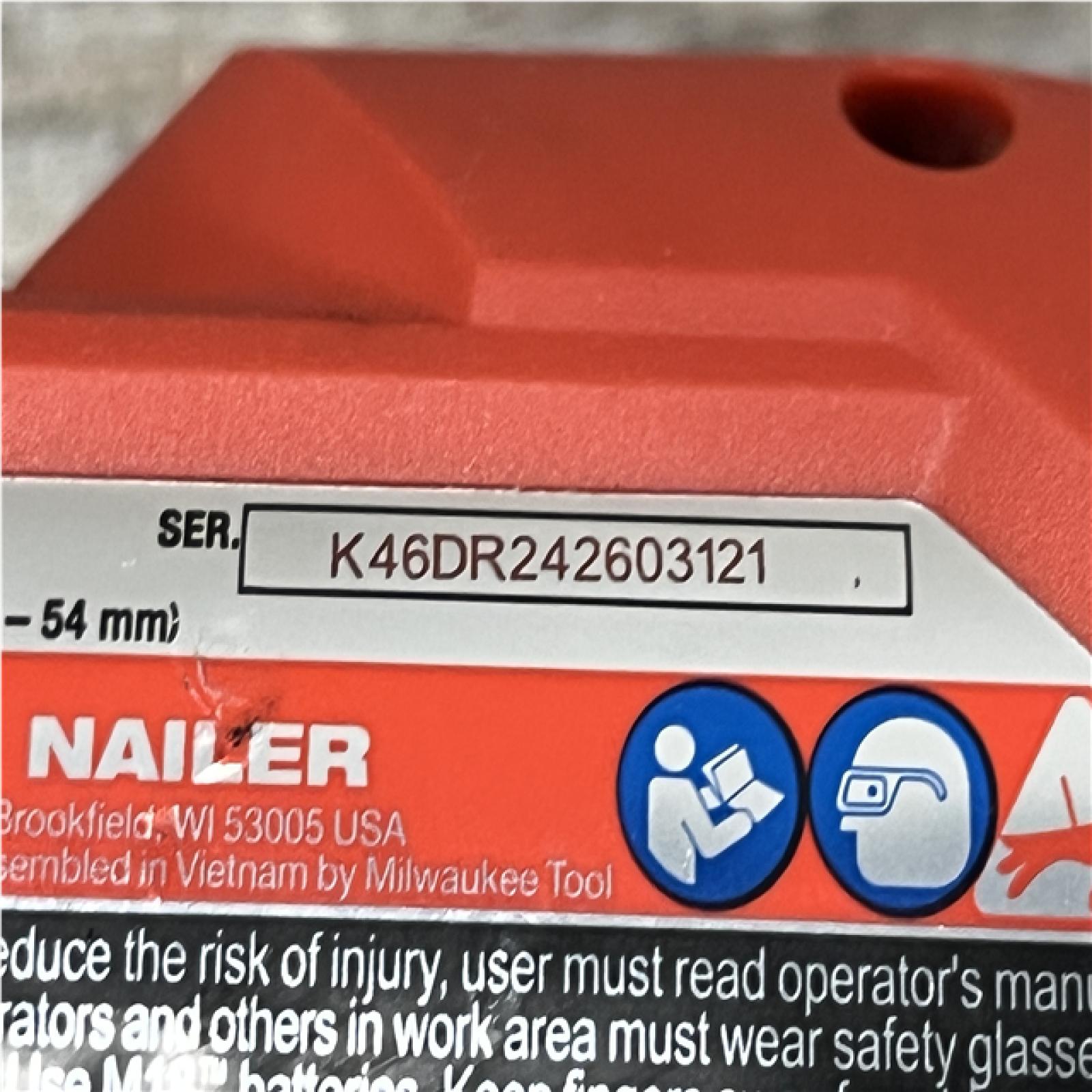 AS-IS Milwaukee FUEL 18-Volt Lithium-Ion Brushless Cordless Gen II 18-Gauge Brad Nailer (Tool-Only)
