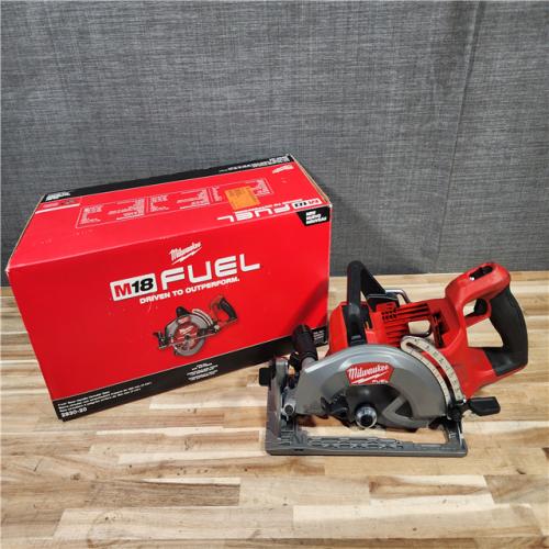 HOUSTON LOCATION - AS-IS Milwaukee  FUEL 18V Lithium-Ion Cordless 7-1/4 in. Rear Handle Circular Saw (Tool-Only)