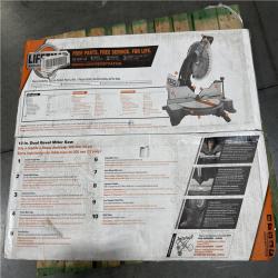 California NEW Ridgid 12 in. Dual Bevel Miter Saw